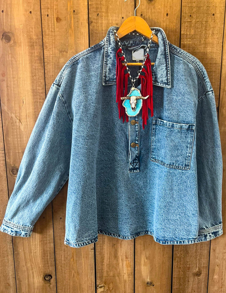 New Frontier Top 100% Cotton - Made in USA