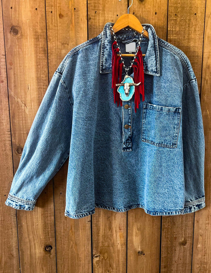 New Frontier Top 100% Cotton - Made in USA