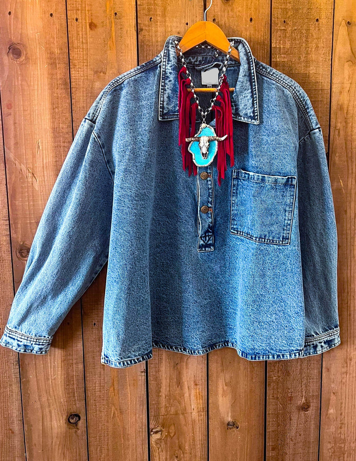 New Frontier Top 100% Cotton - Made in USA