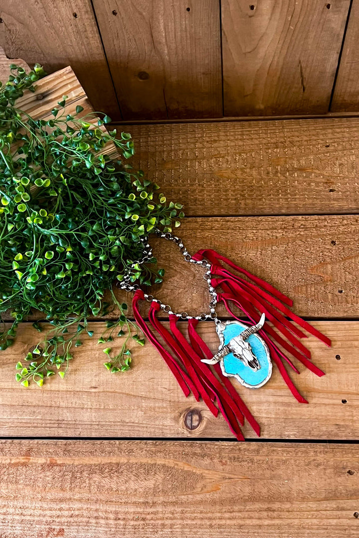 Wild Western Necklace Cattle