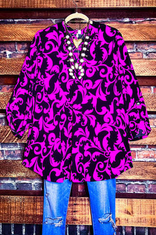 Le Bohemian Heart & Soul Oversized Maxi Kimono in Purple