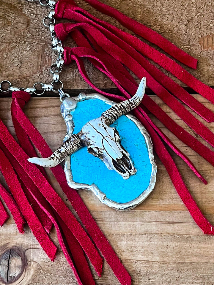 Wild Western Necklace Cattle