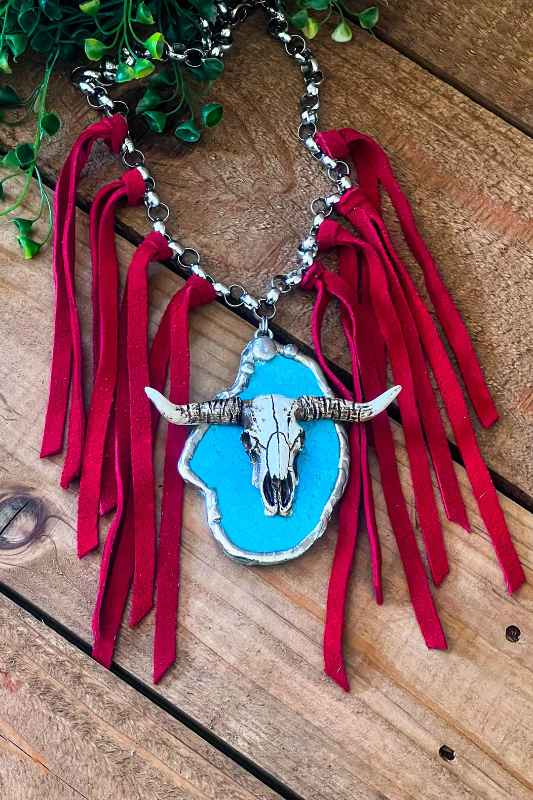 Wild Western Necklace Cattle