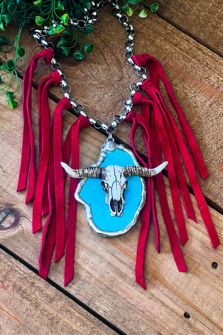Wild Western Necklace Cattle