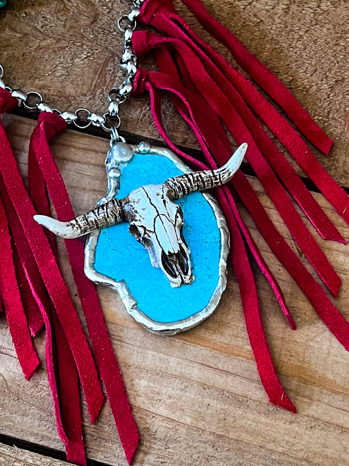 Wild Western Necklace Cattle