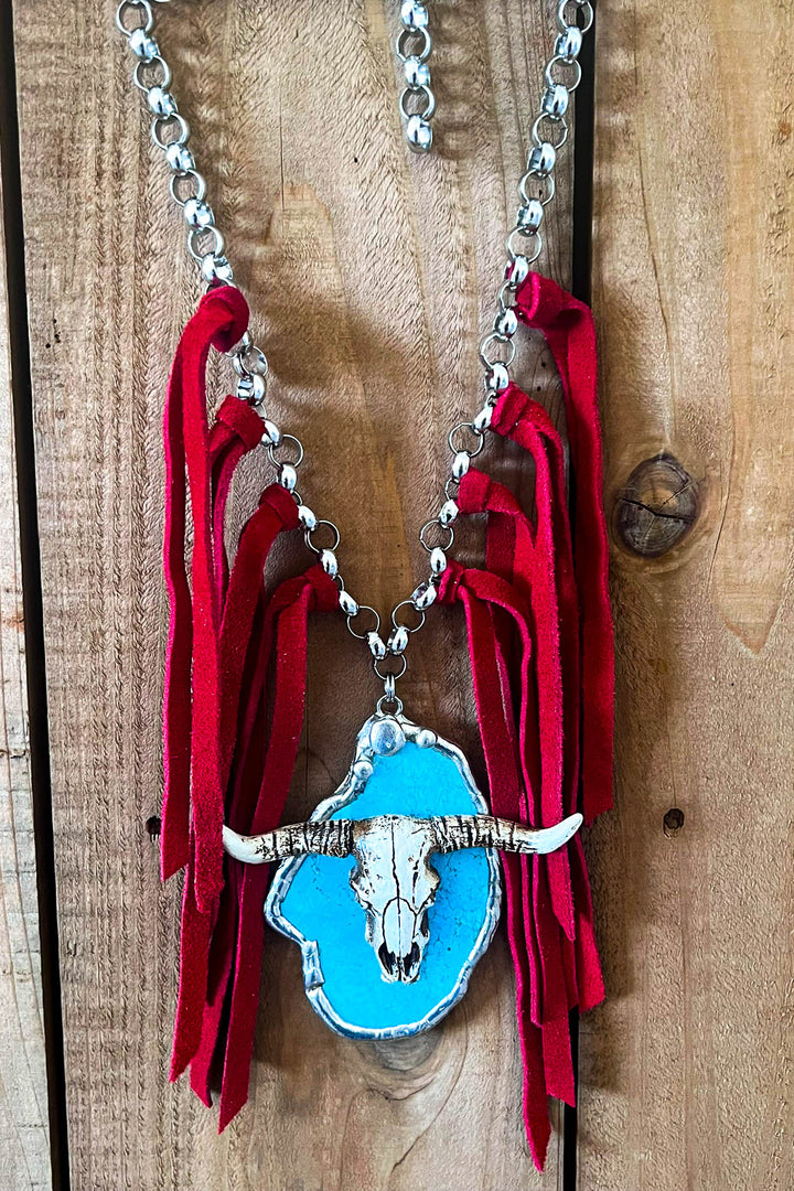 Wild Western Necklace Cattle