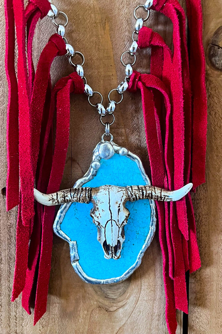 Wild Western Necklace Cattle