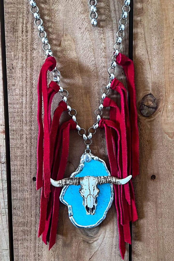 Wild Western Necklace Cattle