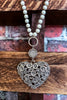 Heart of Roses Pearl Necklace