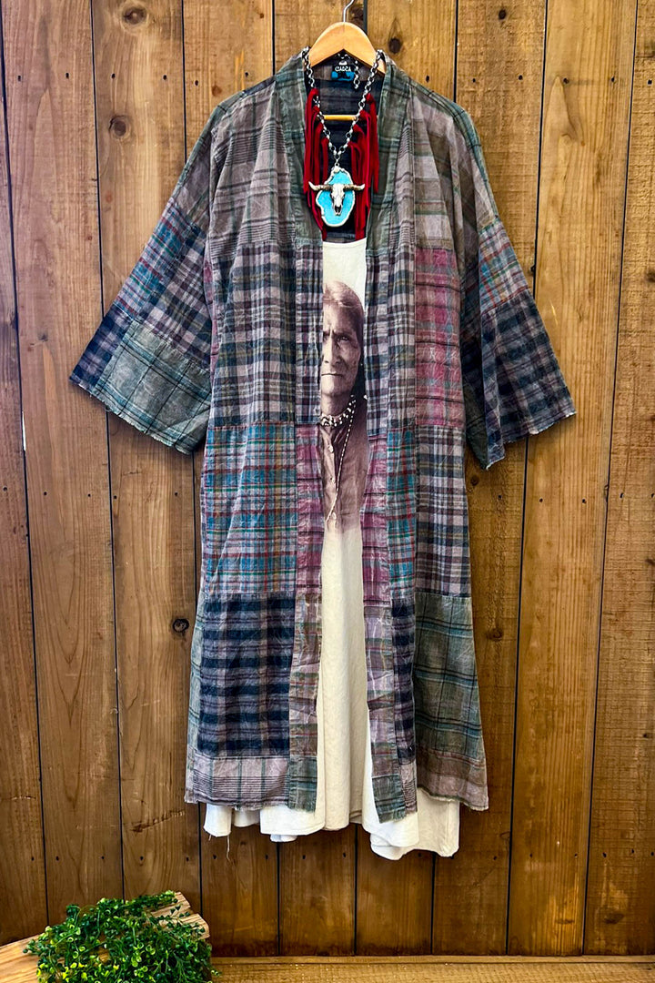 Fields of Dreams Patchwork Duster Jacket