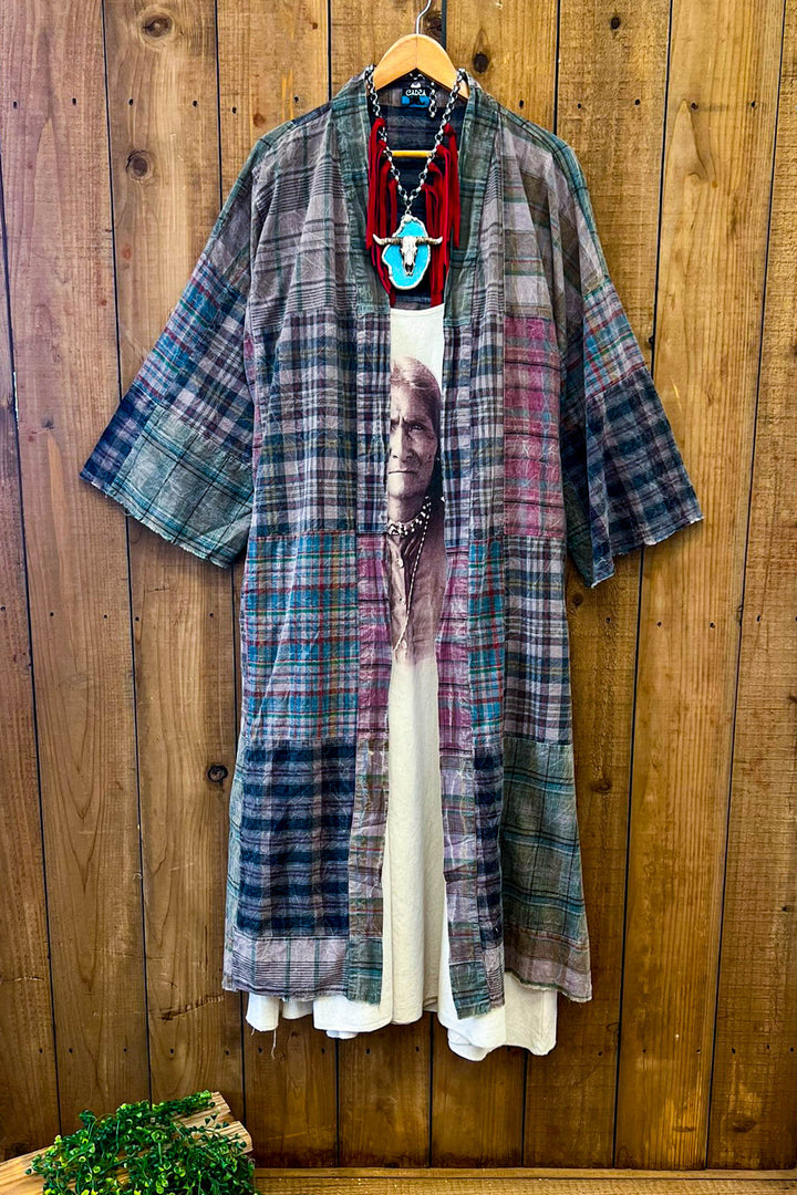 Fields of Dreams Patchwork Duster Jacket
