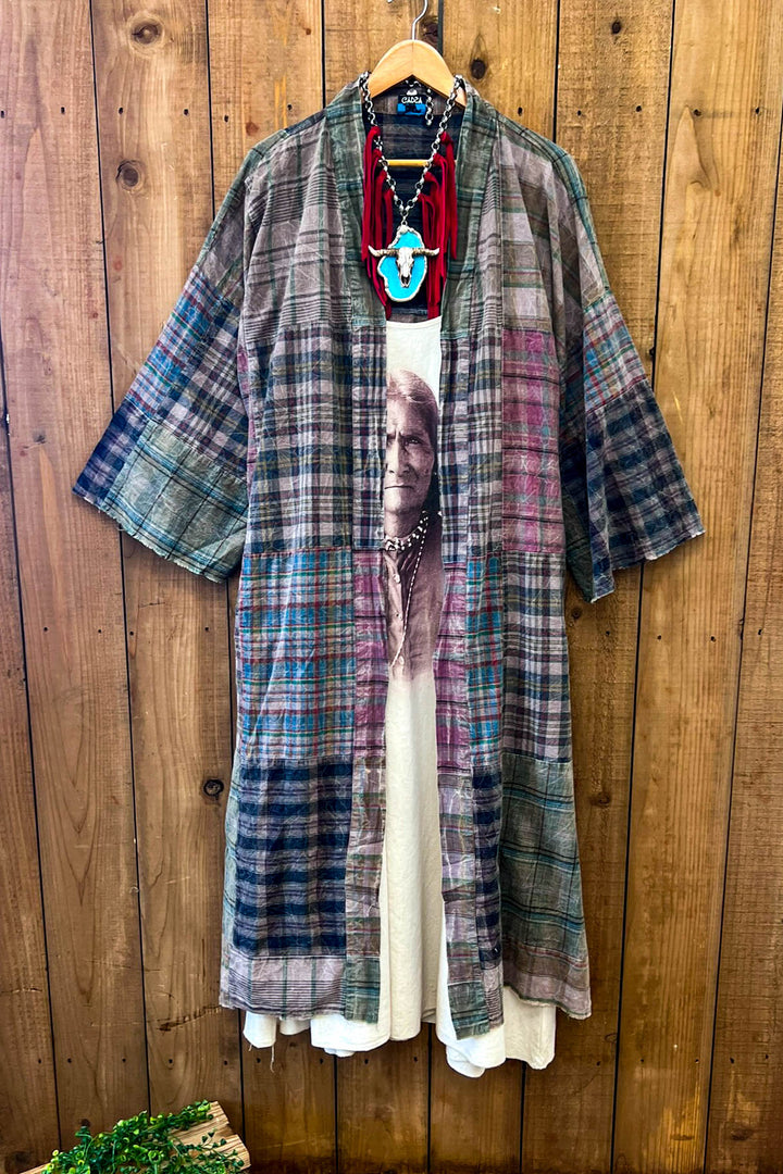 Fields of Dreams Patchwork Duster Jacket