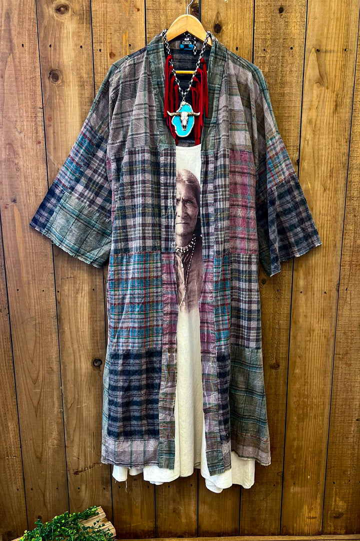 Fields of Dreams Patchwork Duster Jacket