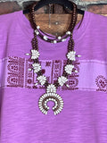 All For The Best 100% Cotton Top in Lilac
