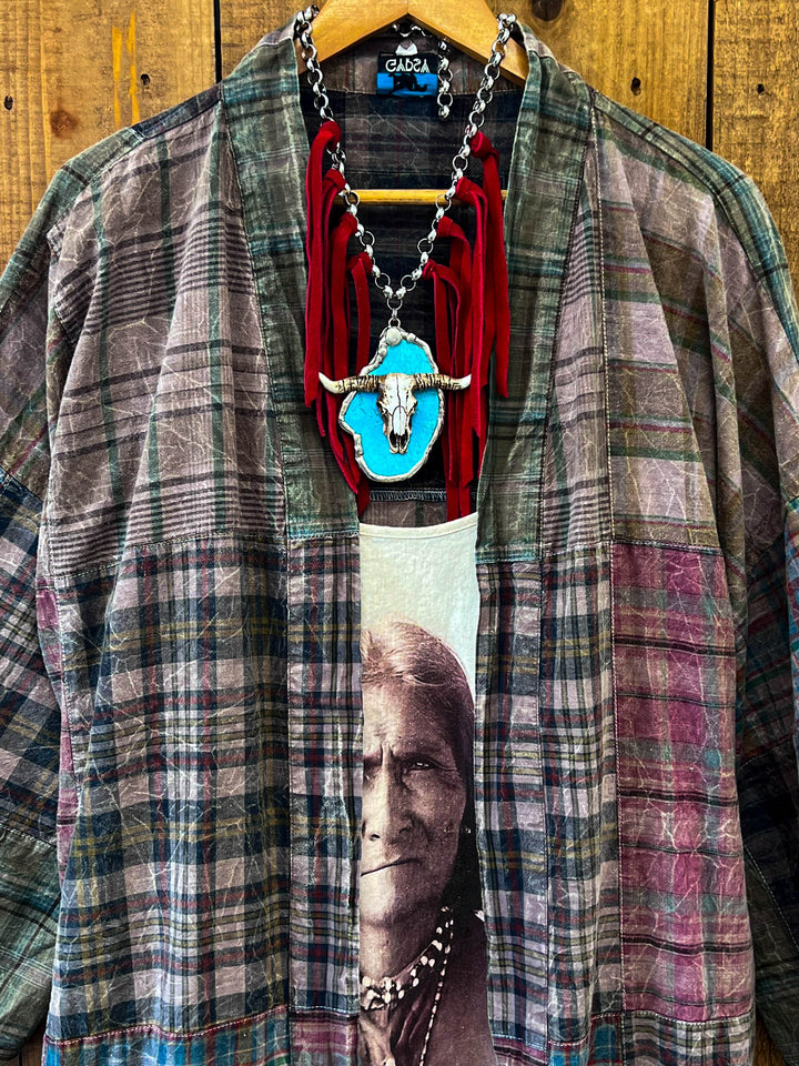 Fields of Dreams Patchwork Duster Jacket