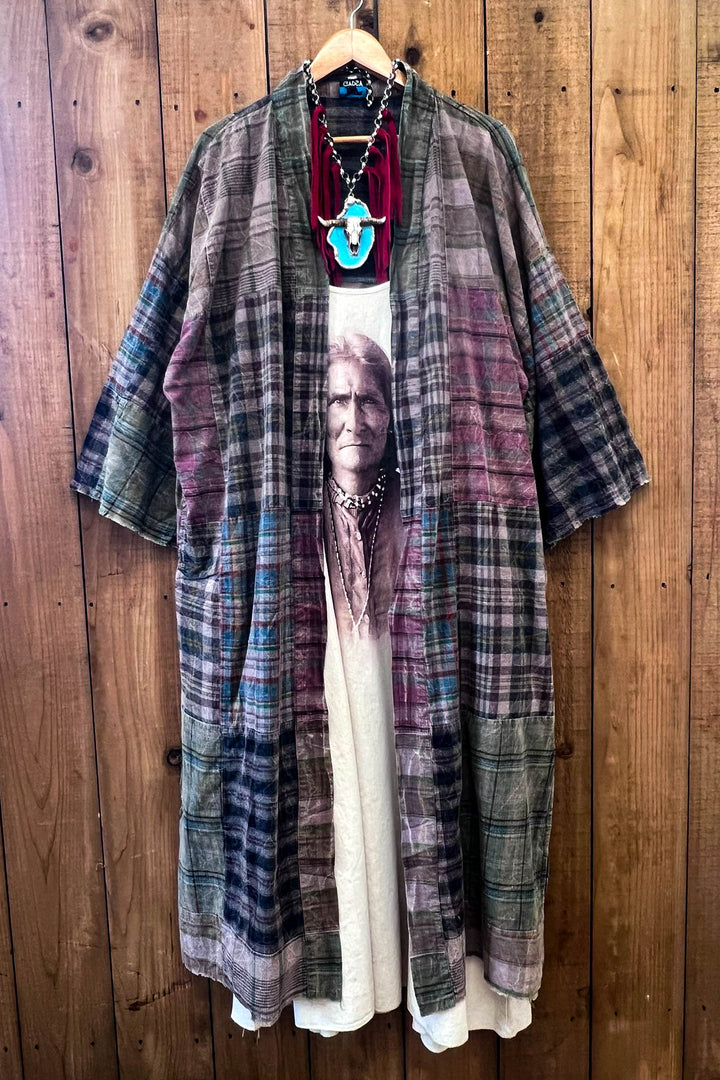 Fields of Dreams Patchwork Duster Jacket