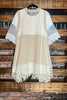 TOTALLY MAGIC VINTAGE INSPIRED LACE VEST IN BEIGE