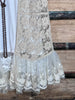 Keep It Authentic Natural Vintage Crochet & Lace Vest
