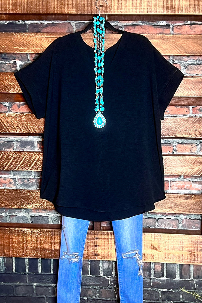 SIMPLY PERFECT EVERYDAY TOP IN BLACK