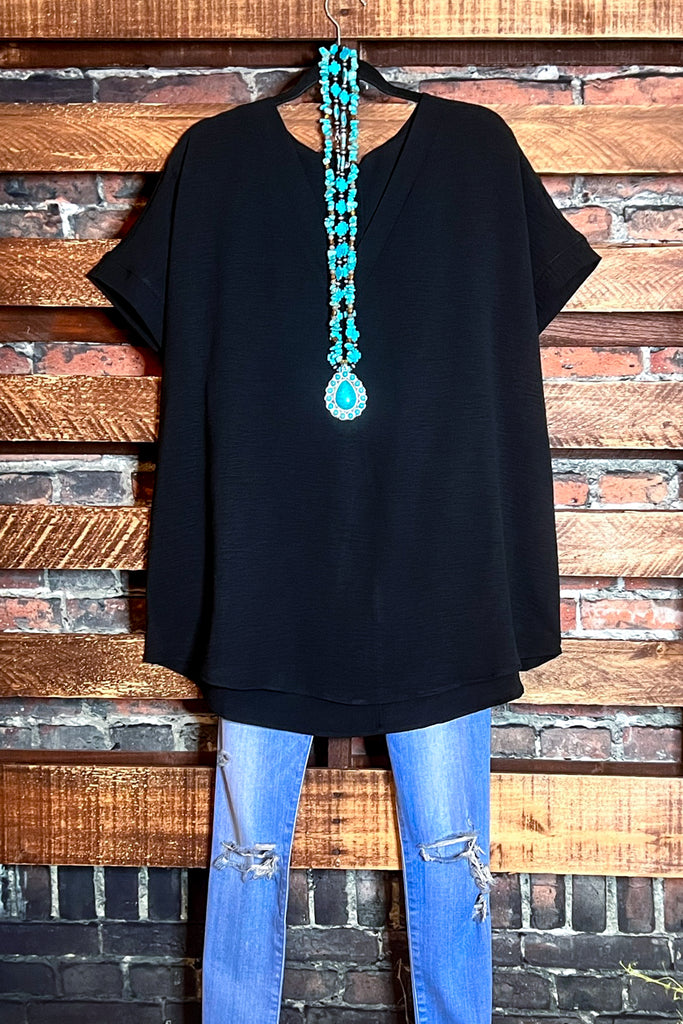 SIMPLY PERFECT EVERYDAY TOP IN BLACK