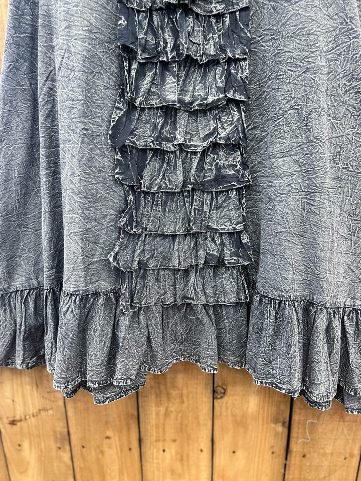 Midnight Skies 1OO% Cotton Tunic - Charcoal Stone