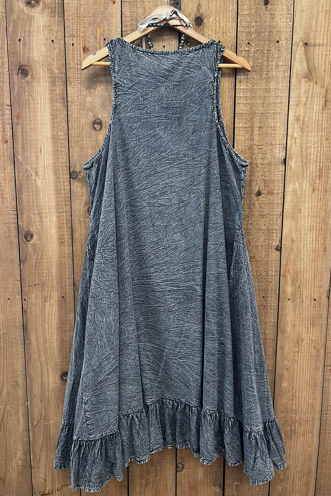 Midnight Skies 1OO% Cotton Tunic - Charcoal Stone