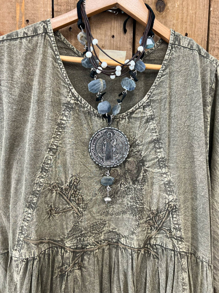 Quiet Meadow Dress Moss Green