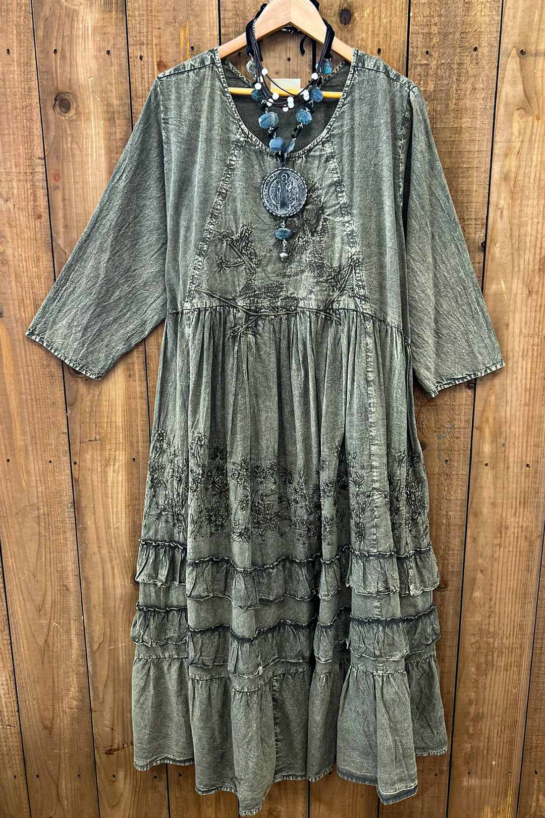 Quiet Meadow Dress Moss Green