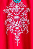 FEEL FREE EMBROIDERED TUNIC IN RED -----------SALE