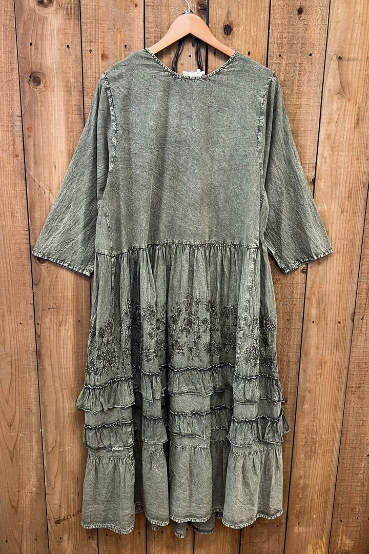 Quiet Meadow Dress Moss Green
