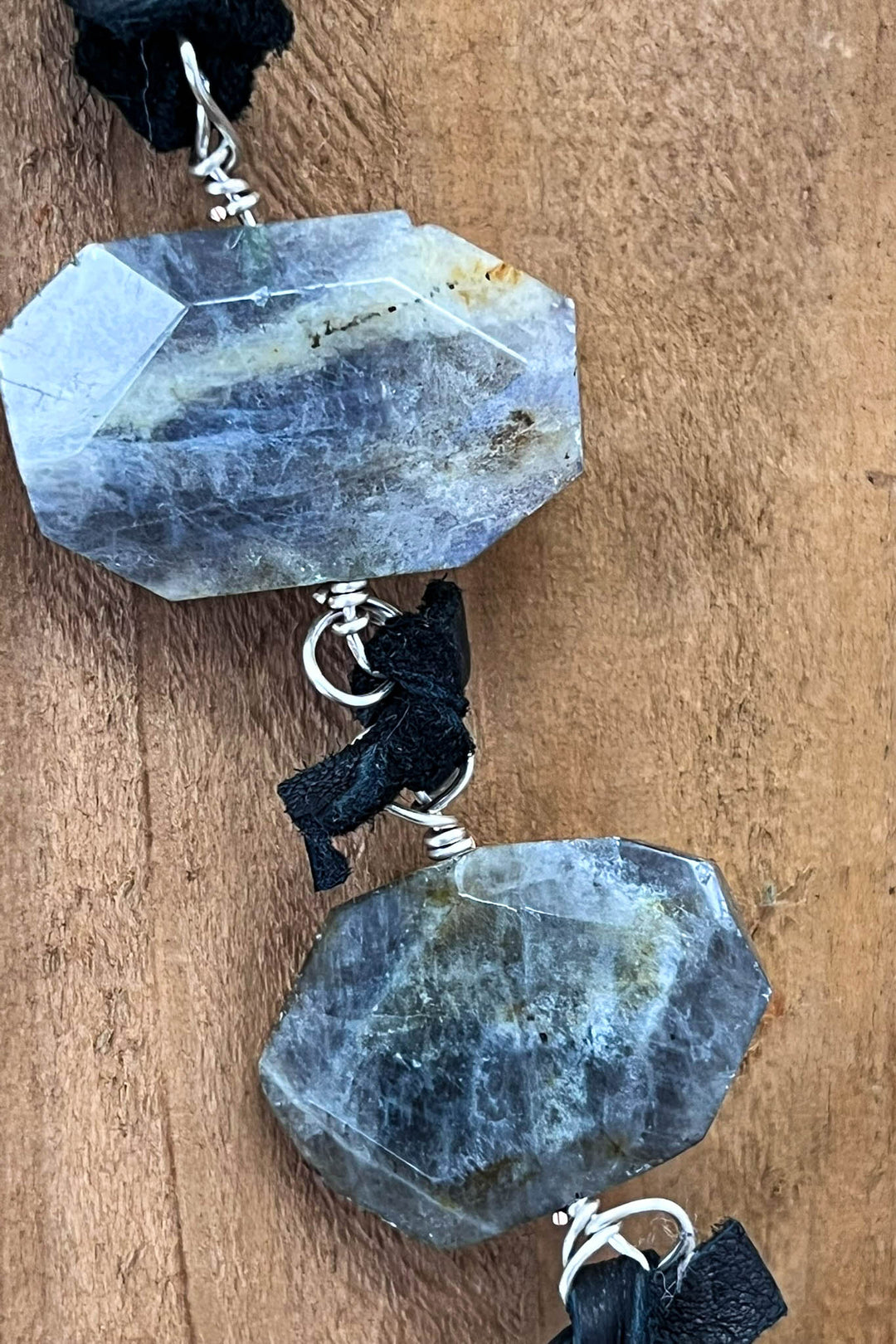 Holy Father Benedict & The Cross Natural Gemstone Necklace