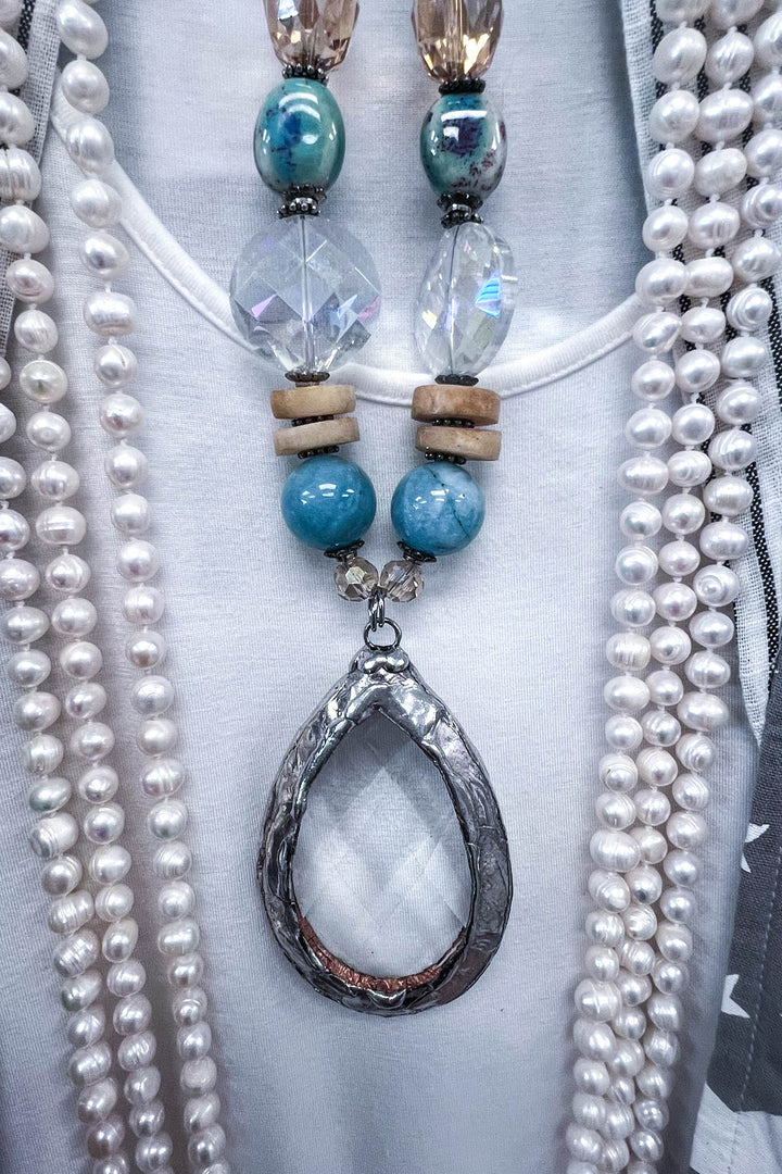 She Talks To Angels Boho-Vintage Necklace