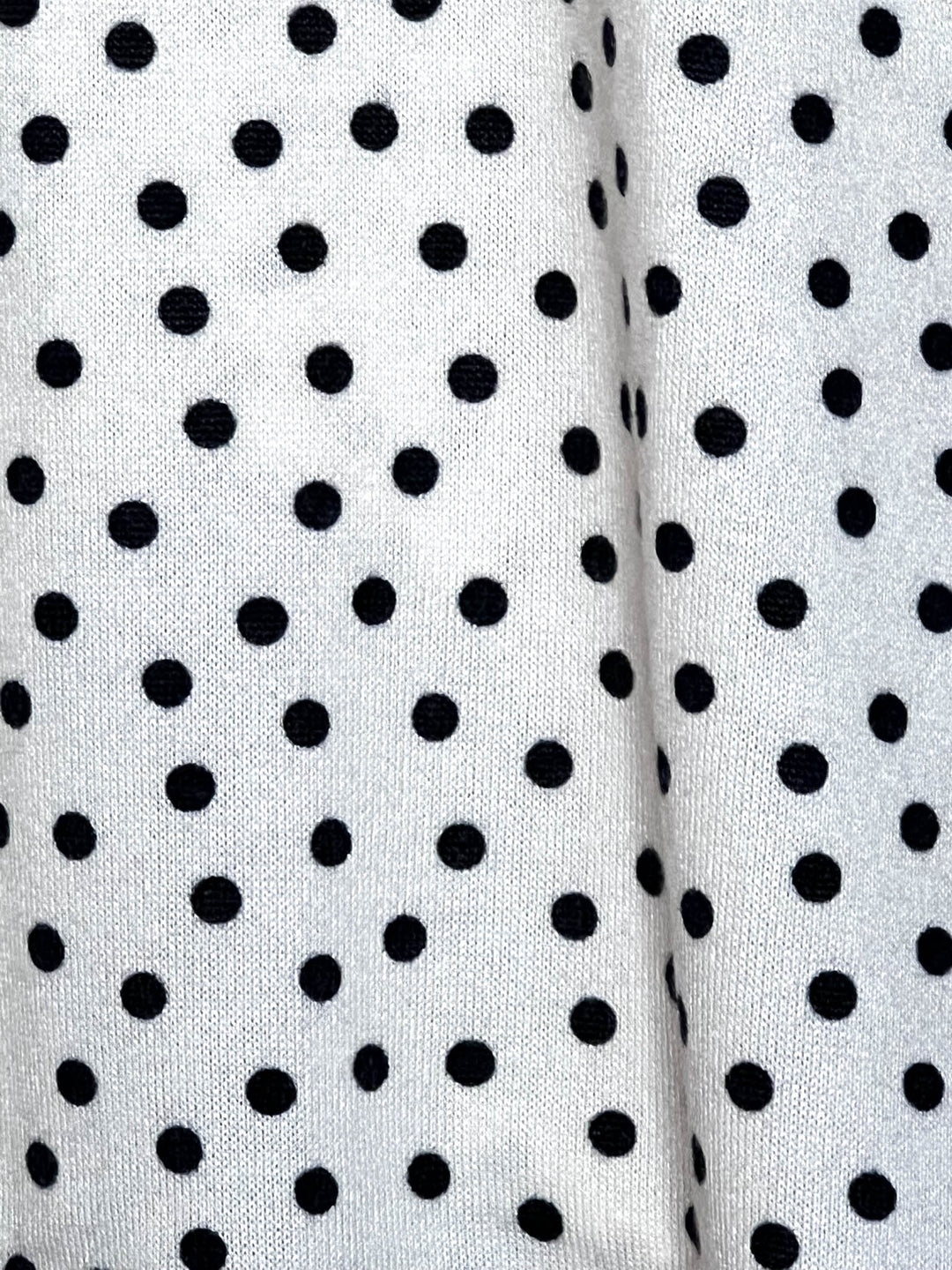 DARLING BE MINE POLKA DOT TUNIC IN BLACK AND CREAM