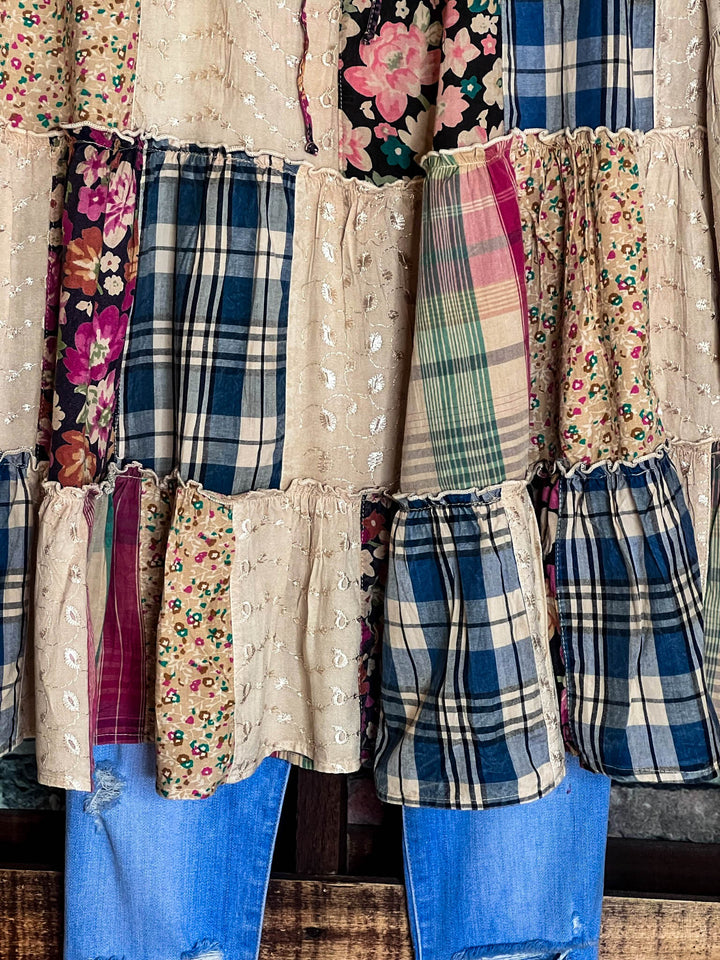 Most Loved Patchwork Multi-Color Tunic