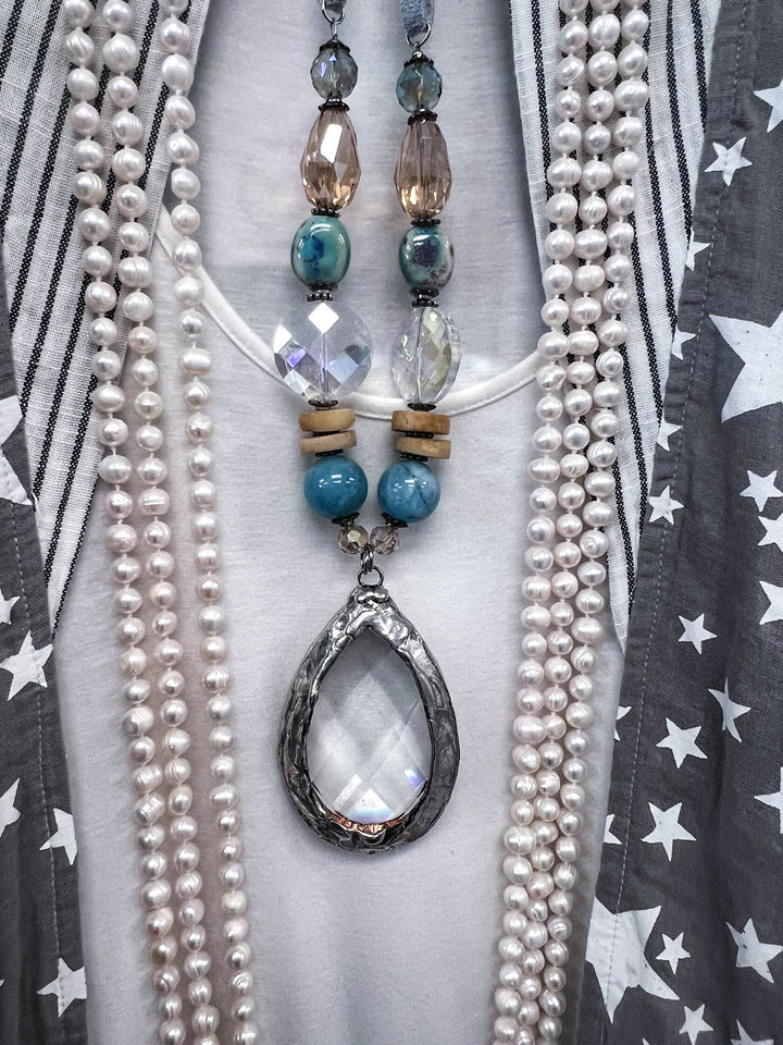 She Talks To Angels Boho-Vintage Necklace