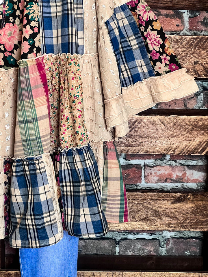 Most Loved Patchwork Multi-Color Tunic