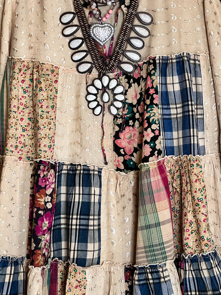 Most Loved Patchwork Multi-Color Tunic