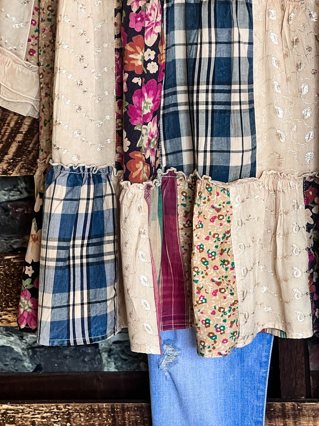 Most Loved Patchwork Multi-Color Tunic