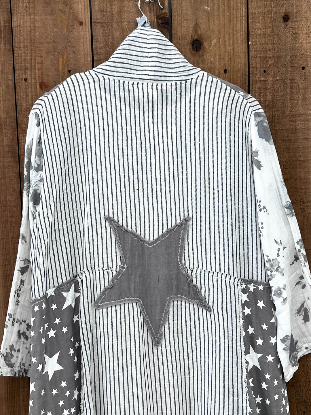 Stars and Stripes Forever Jacket - 100% Cotton - Gray