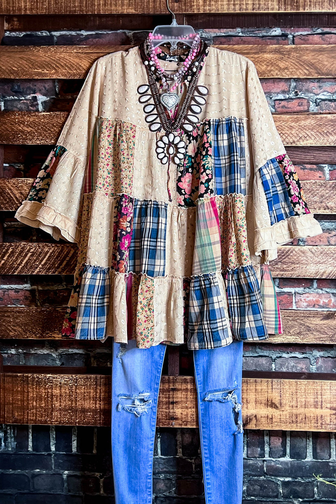 Most Loved Patchwork Multi-Color Tunic