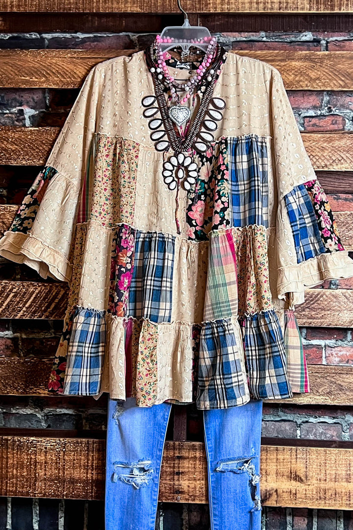 Most Loved Patchwork Multi-Color Tunic