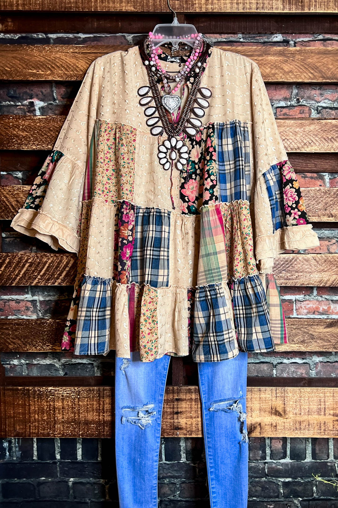 Most Loved Patchwork Multi-Color Tunic