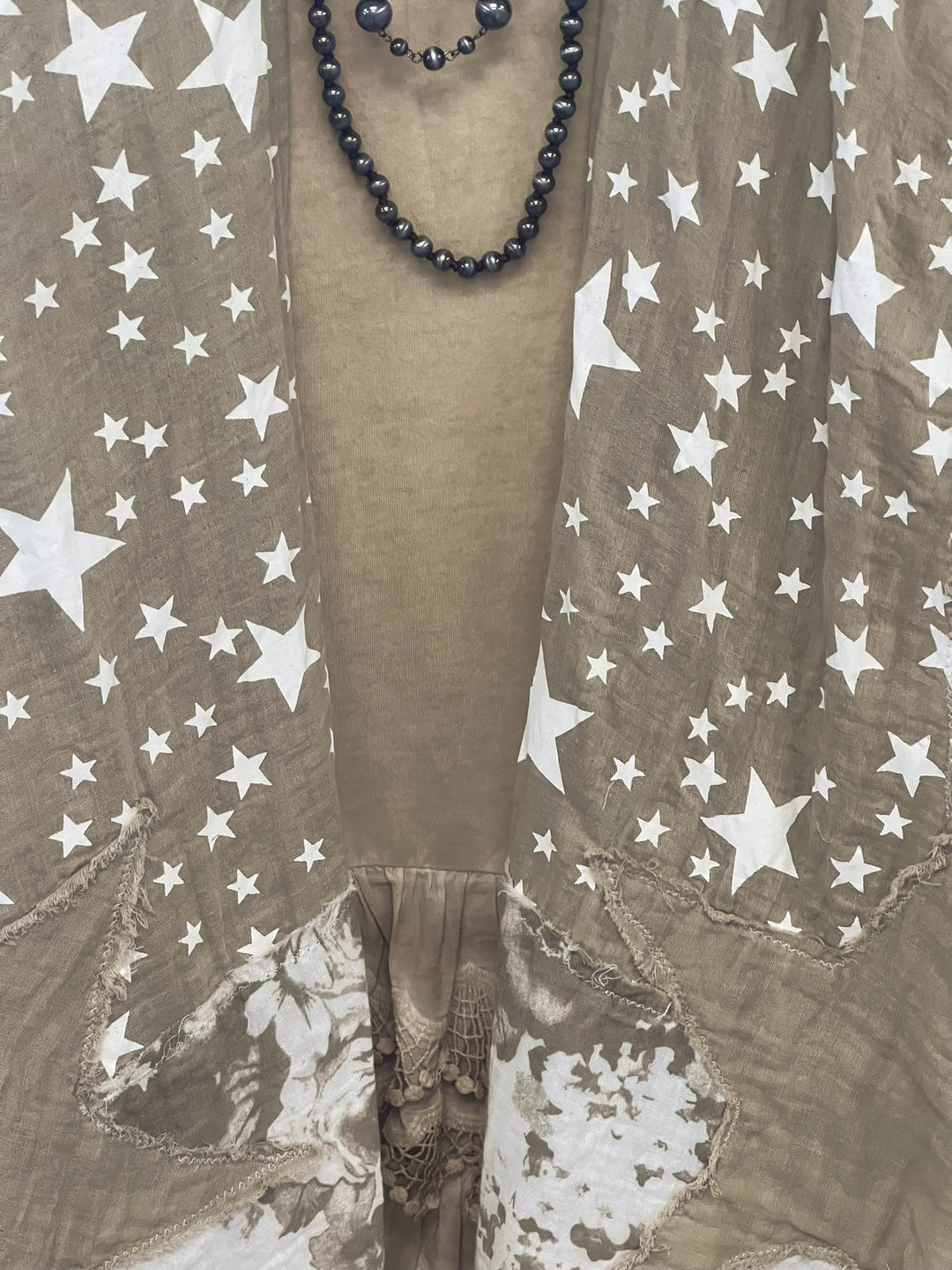Stars and Stripes Forever Jacket - 100% Cotton - Taupe