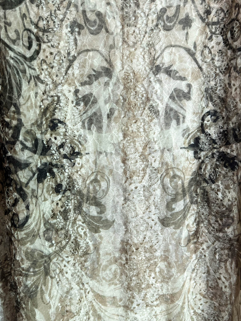 You are so Beautiful Olive & Taupe Lace Tunic