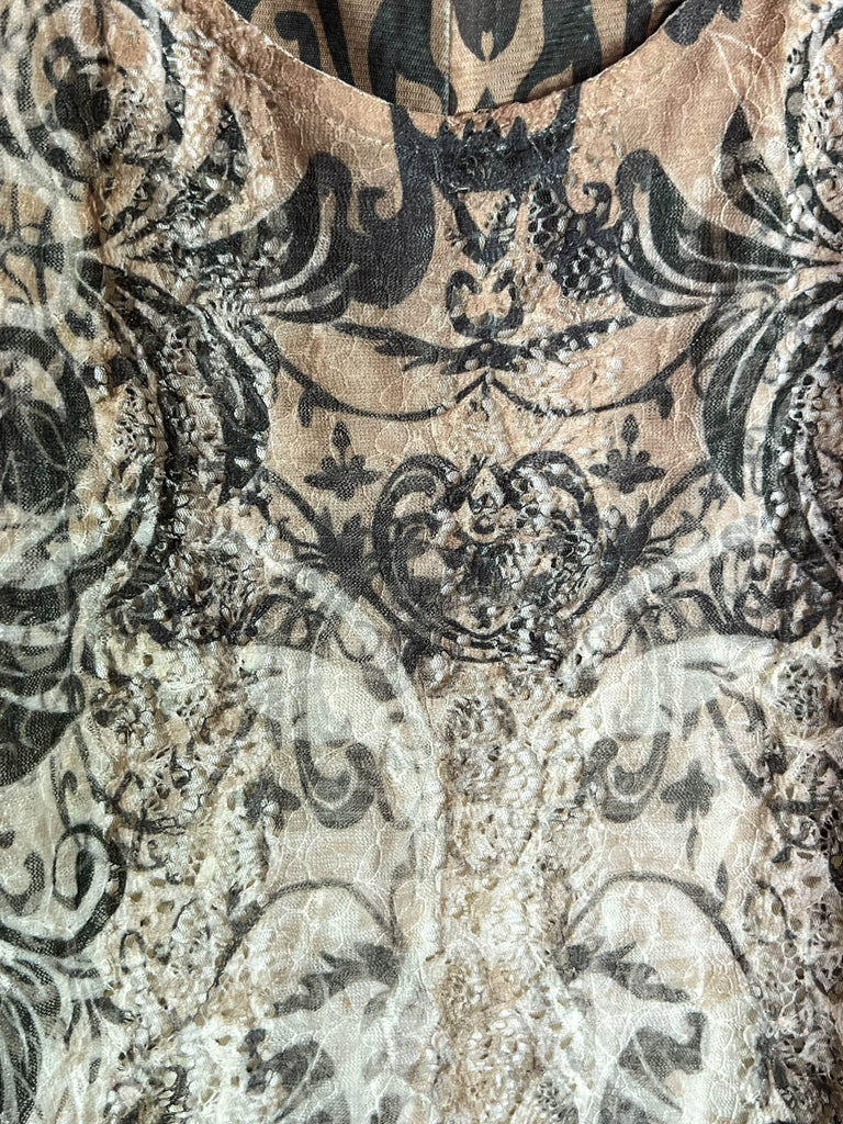 You are so Beautiful Olive & Taupe Lace Tunic
