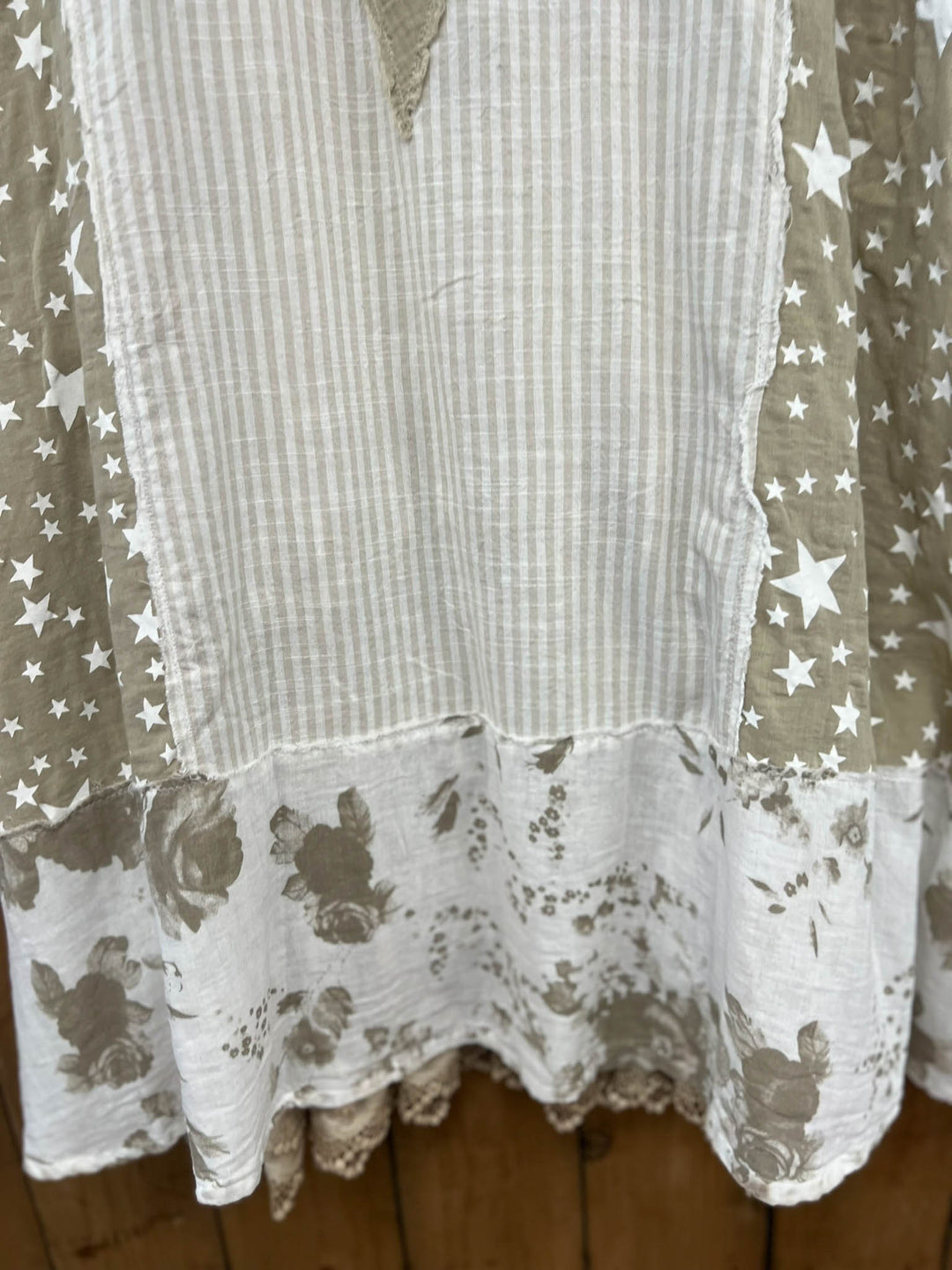 Stars and Stripes Forever Jacket - 100% Cotton - Taupe