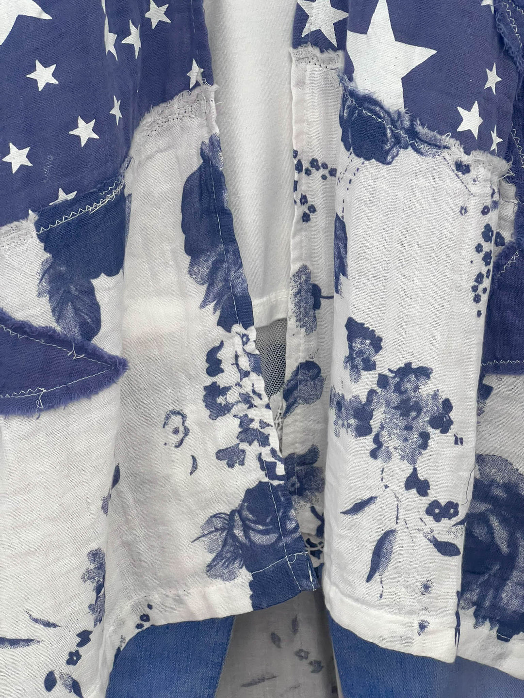 Stars and Stripes Forever Jacket - 100% Cotton - Blue