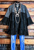 6-14 SIZE - BOHO BLACK DRESS-----------SALE