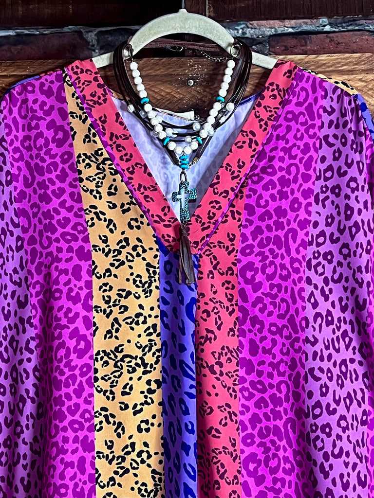 Fight The Feeling Multi-Color Animal Print Tunic