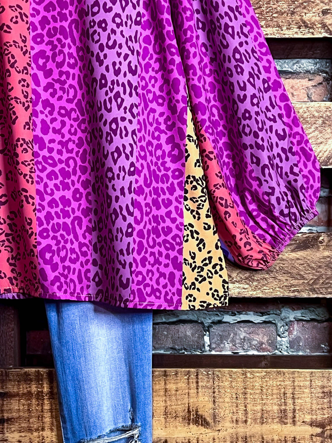 Fight The Feeling Multi-Color Animal Print Tunic